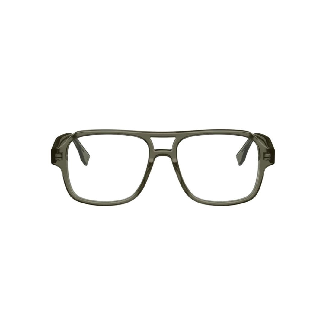 Fe50131i Translucent Plastic Square Frame Eyeglasses