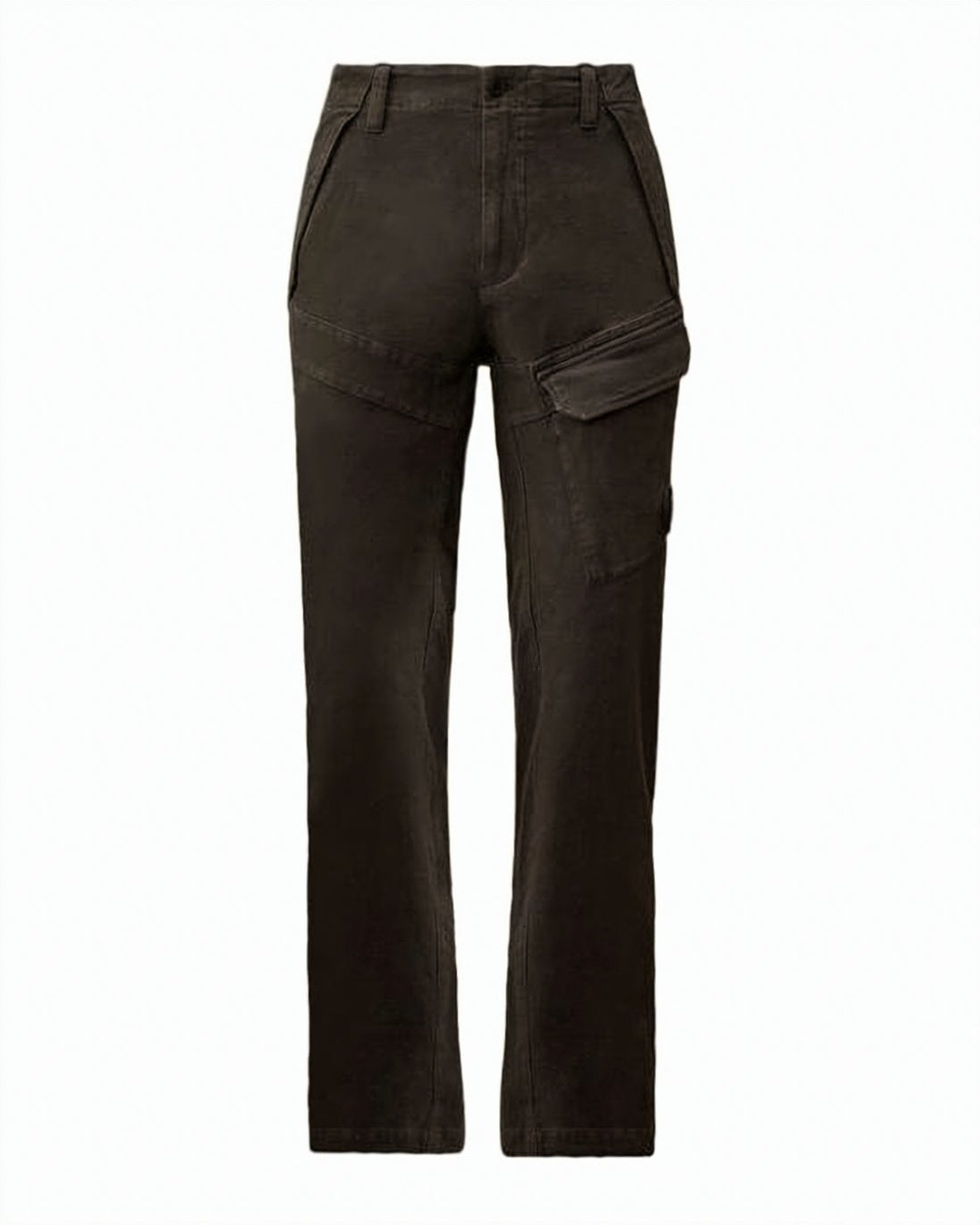 Straight-Leg Moleskin Stretch Cargo Pants