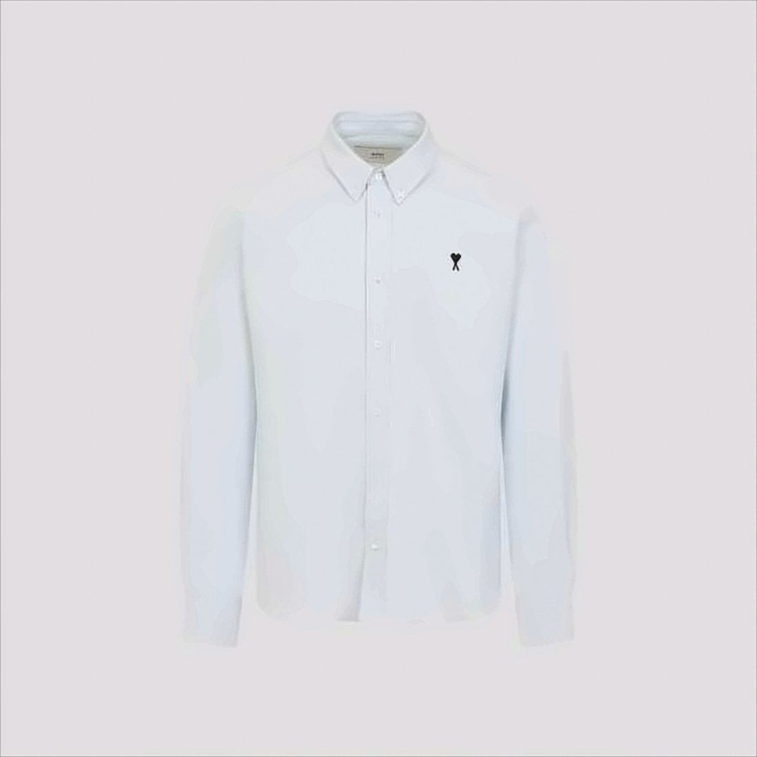 Long-Sleeve Button-Up Shirt With Embroidered Detail