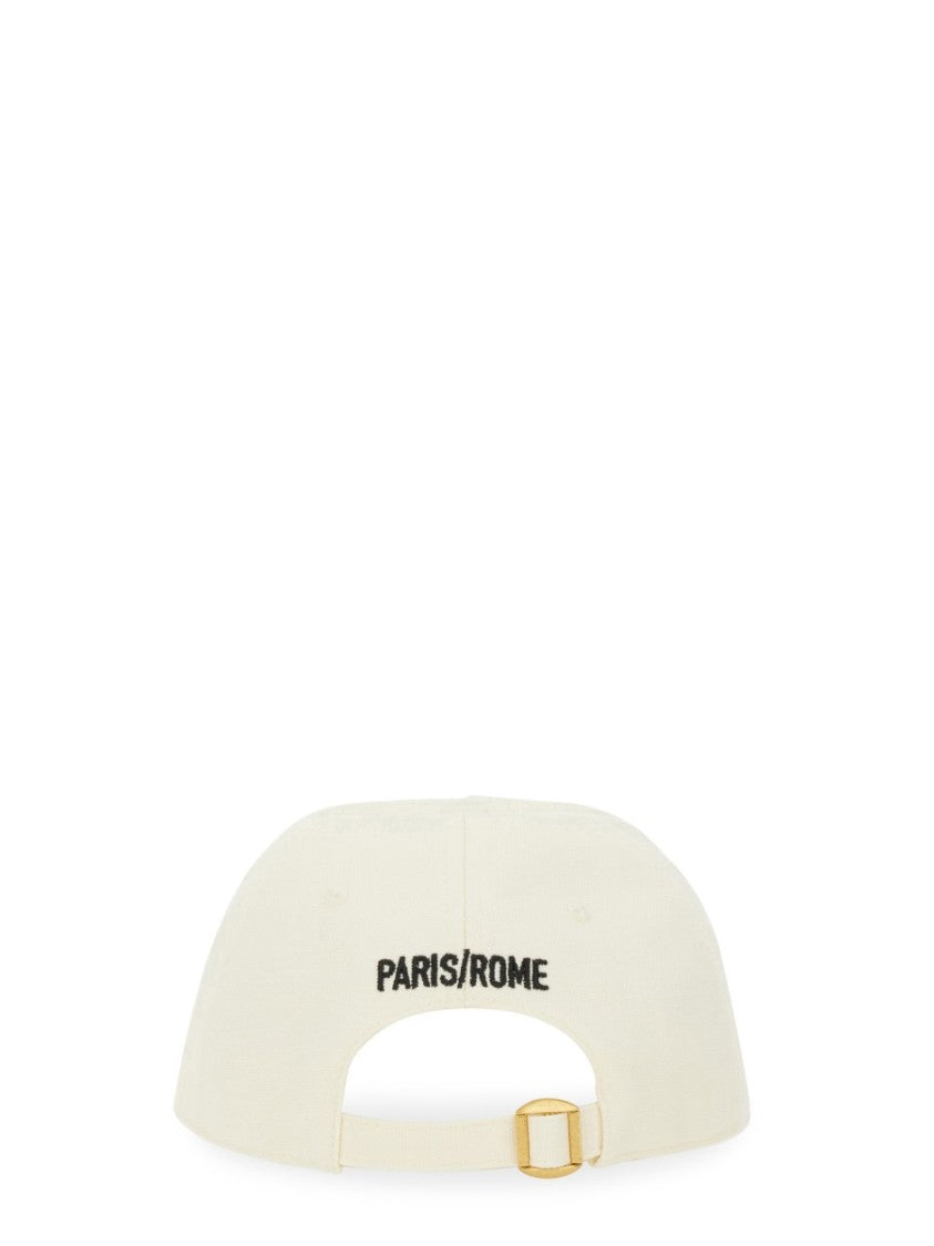 Baseball Cap With Embroidery