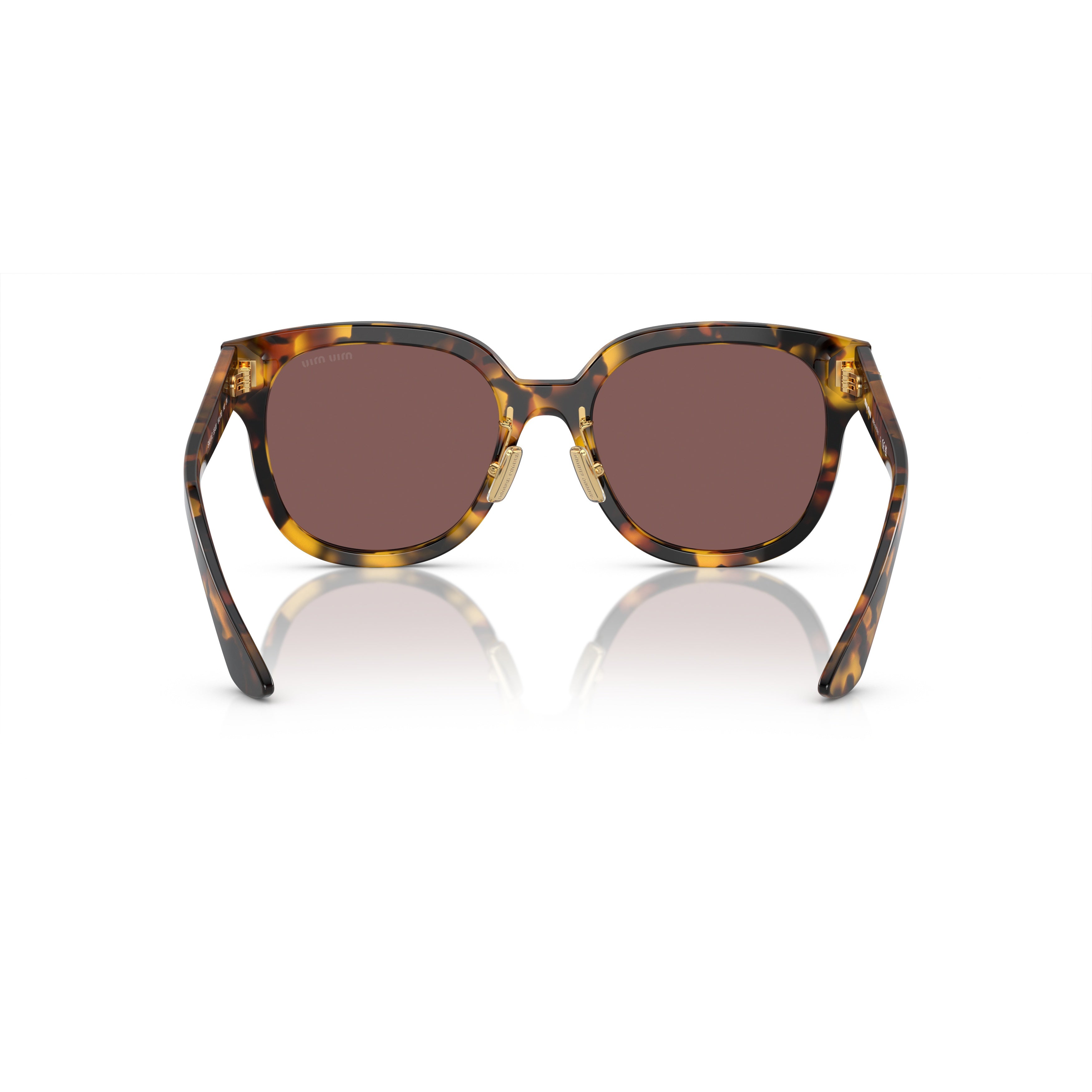 0mu 01zs Oversized Tortoiseshell Square Sunglasses