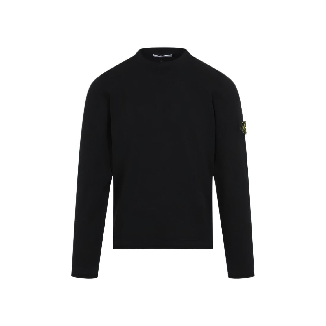 Black Sweater with Crew Neckline