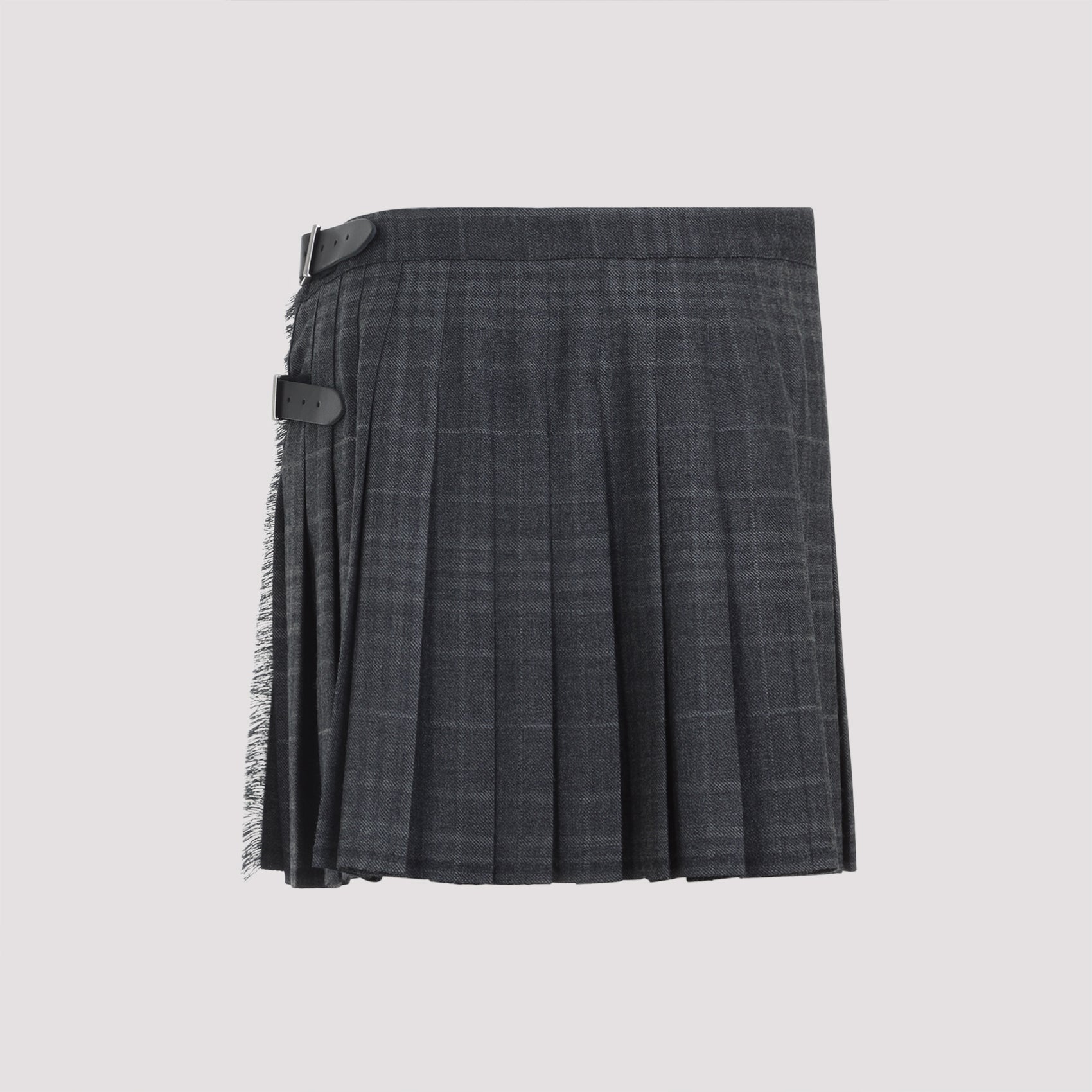 Classic Wrap Skirt With Pleated Detailing