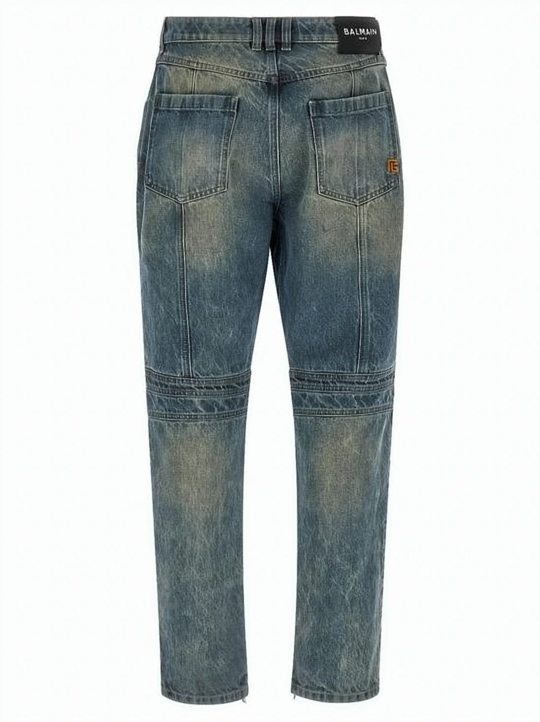 Distressed Blue Denim Pants