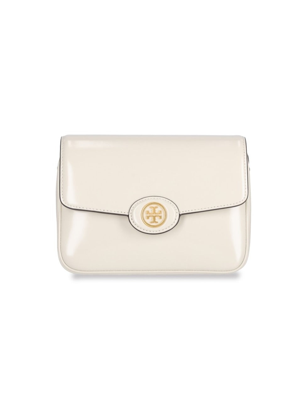 Convertible Crossbody Bag With Glossy Finish