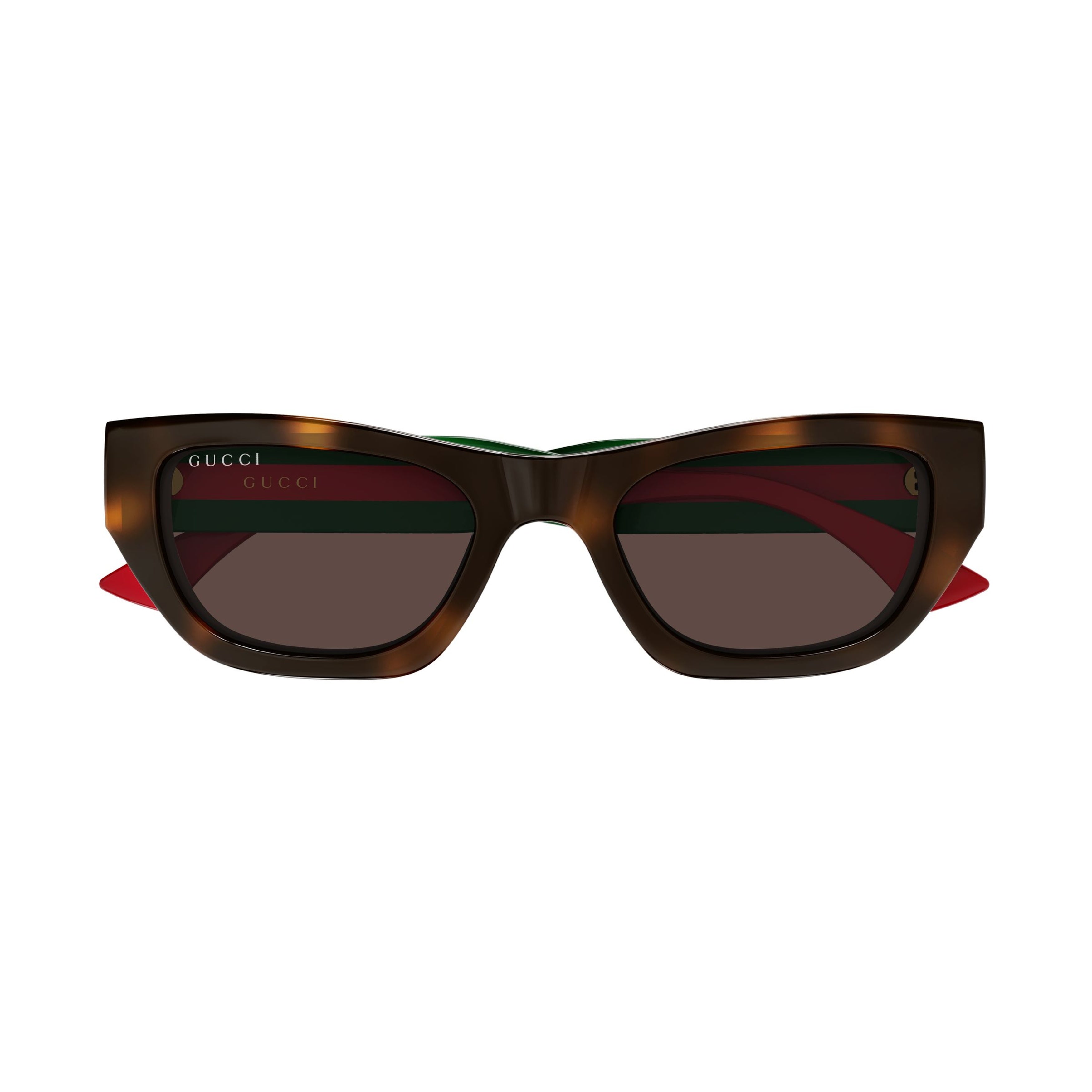 Gg2116s Bold Rectangular Tortoiseshell Sunglasses
