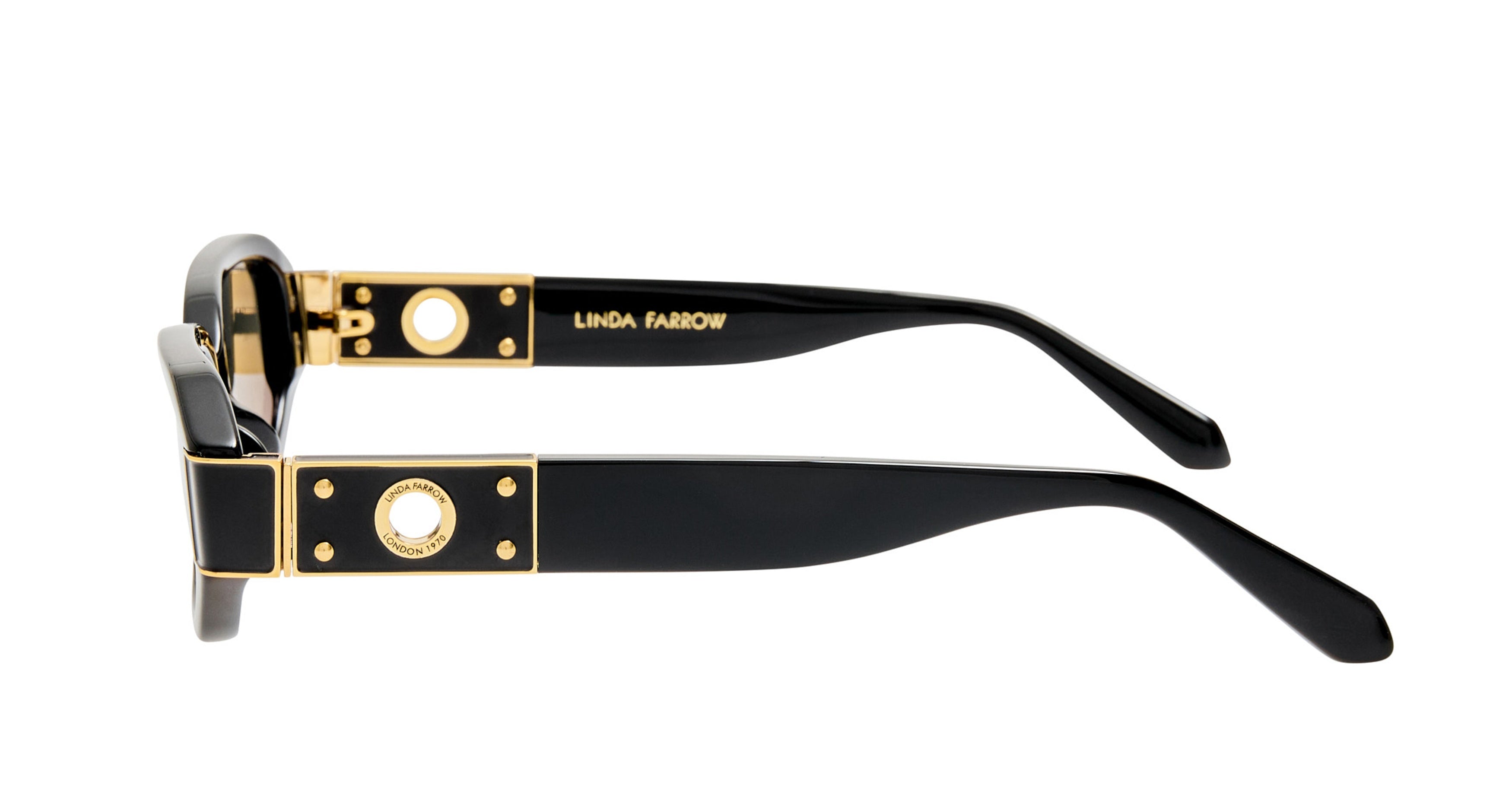 Lfl Oversized Square-Frame Sunglasses with Gold Accents