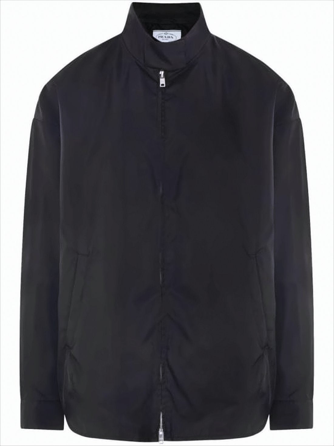 High Collar Black Jacket