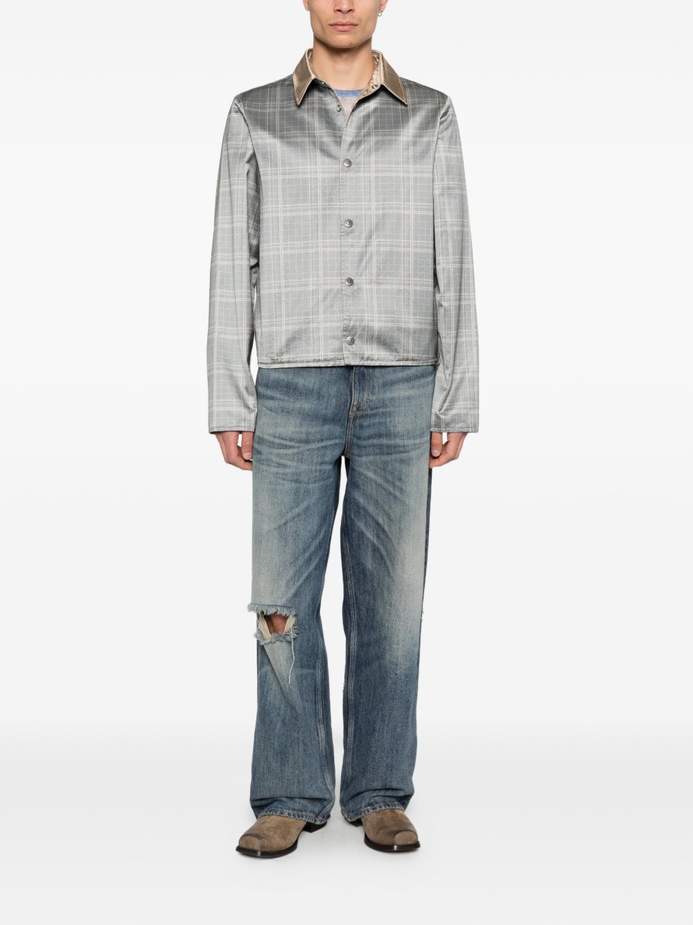 Checkered Grey Jacket