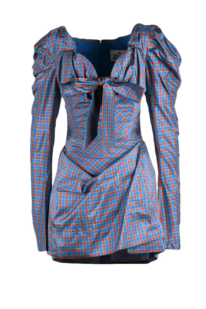 Iwona Dress - Blue/Green