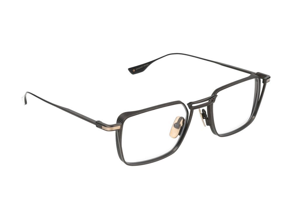Eyeglasses Lindstrum Black Iron/White Gold 51/20/140