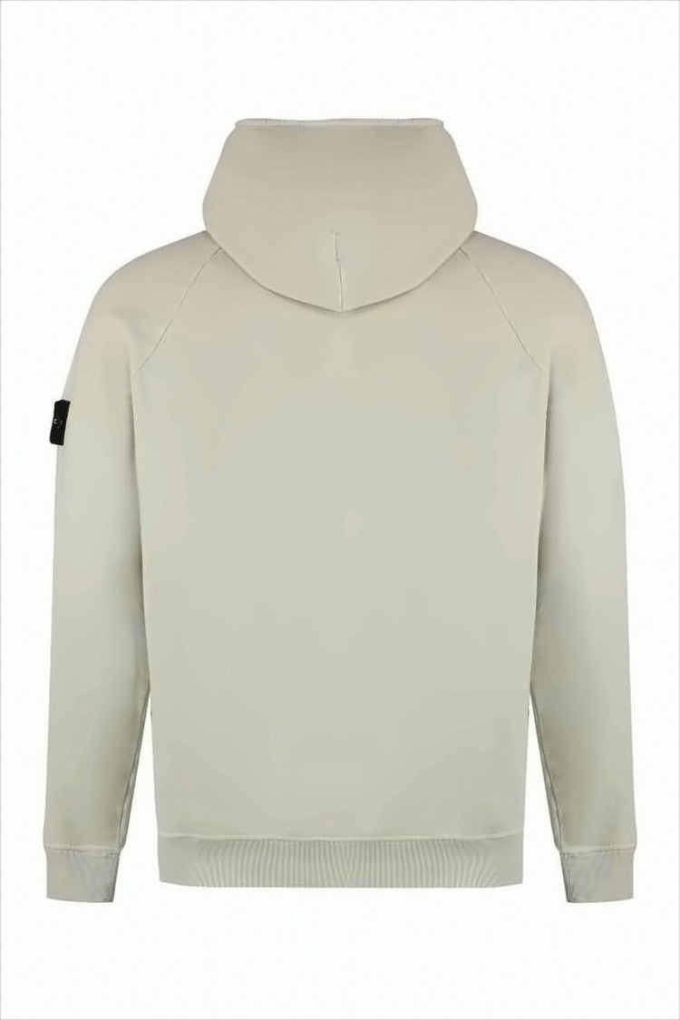 Light Beige Hoodie with Iconic Emblem