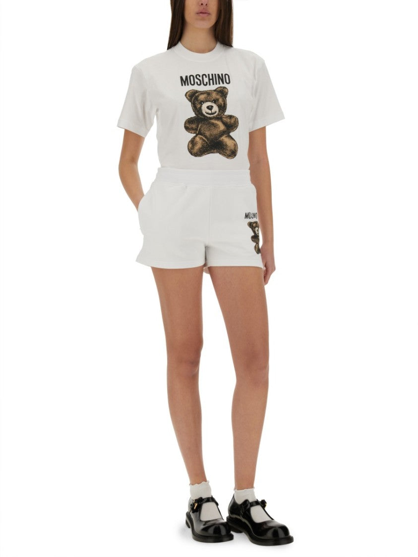 Playful Teddy Bear Graphic T-Shirt