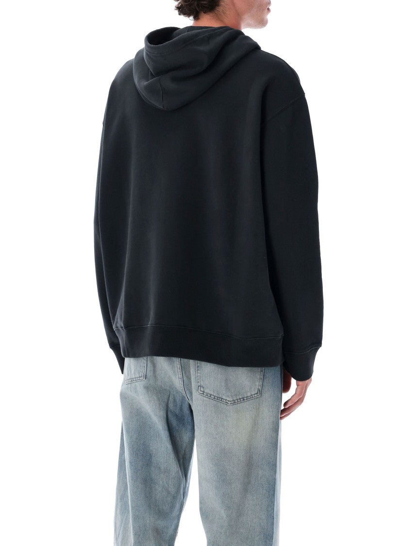 Mm6 Cotton Hoodie With Tonal Numeric Logo