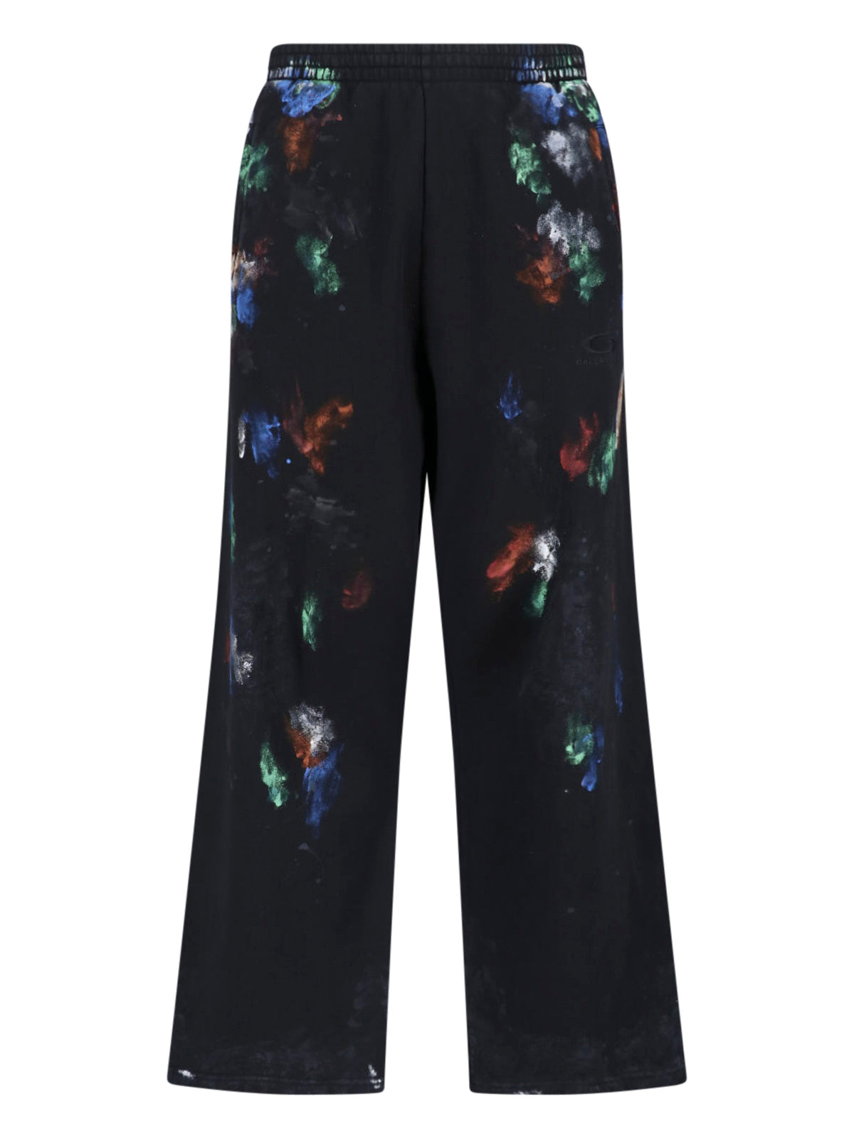 Black Painter’s Shirt Straight-Leg Pants