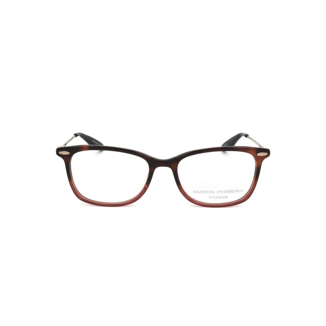 Bp5020 512fo Rectangular Tortoiseshell Eyeglasses with Gold-Finish Temples