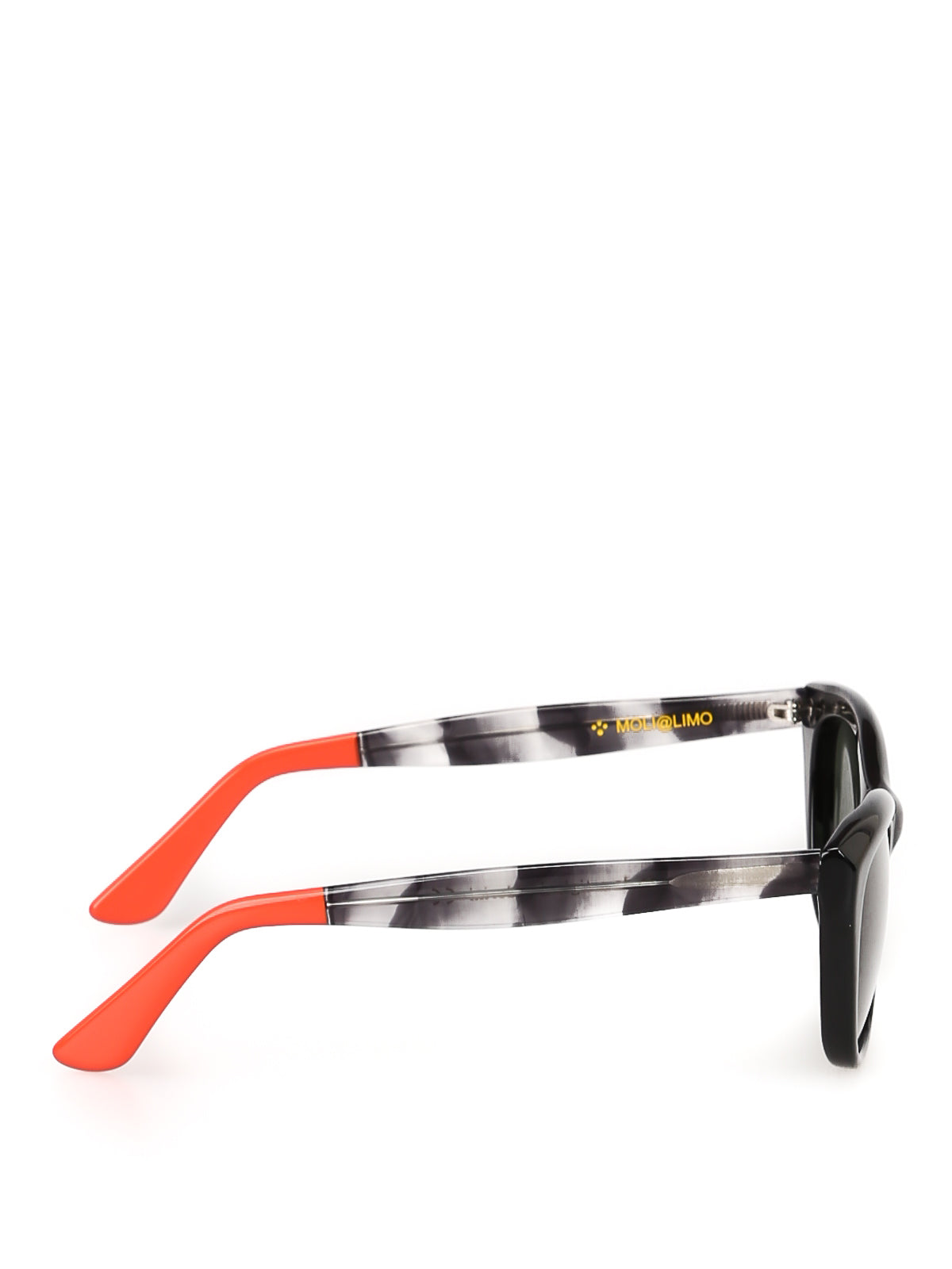 Multicolor Cat-Eye Optical Frame with Glossy Finish