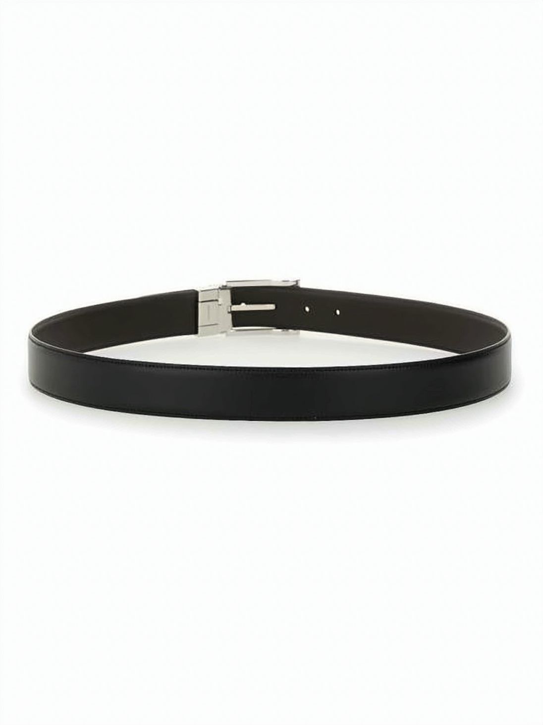 Reversible Leather Belt with Polished Finish