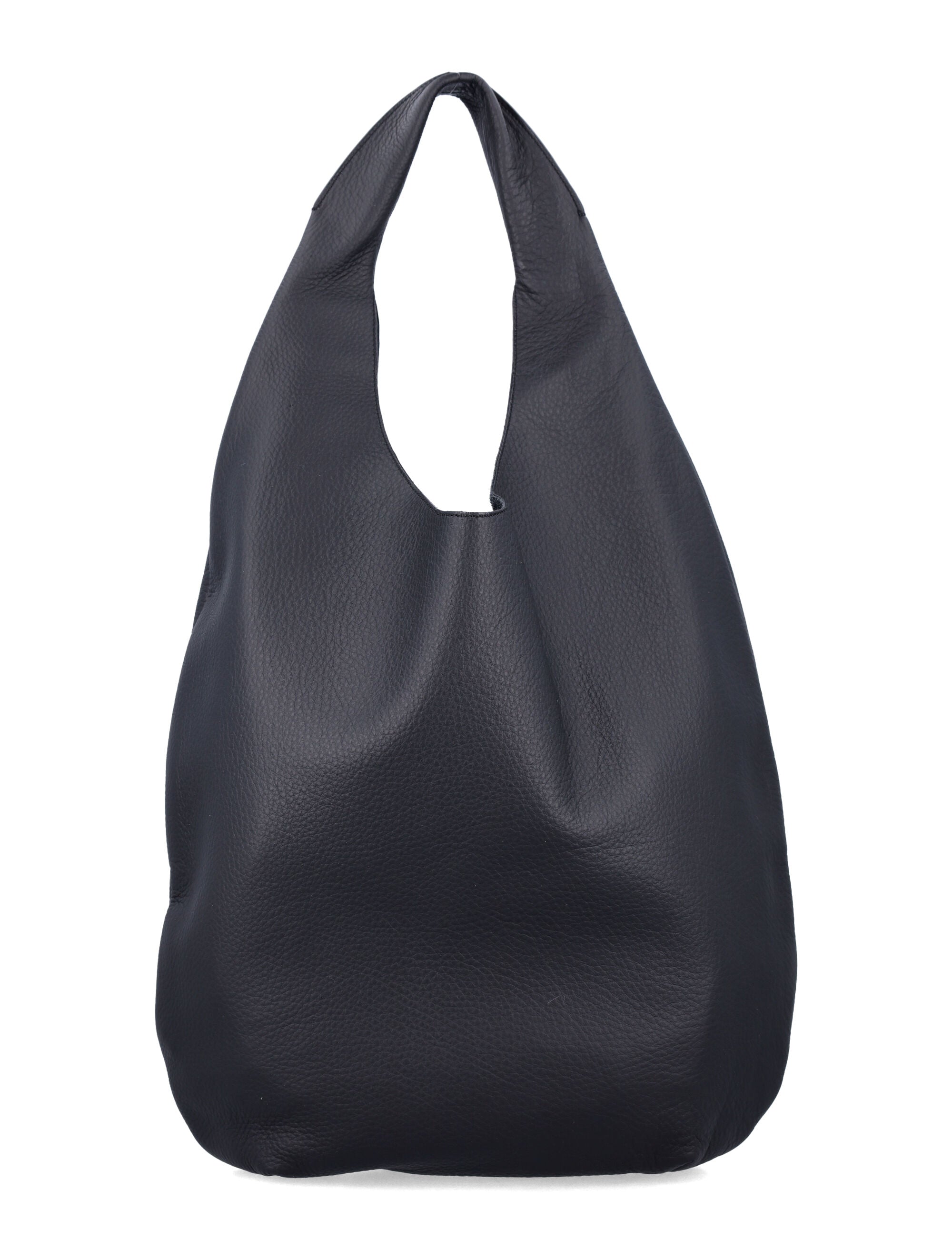 Le Neige Grained Leather Handbag