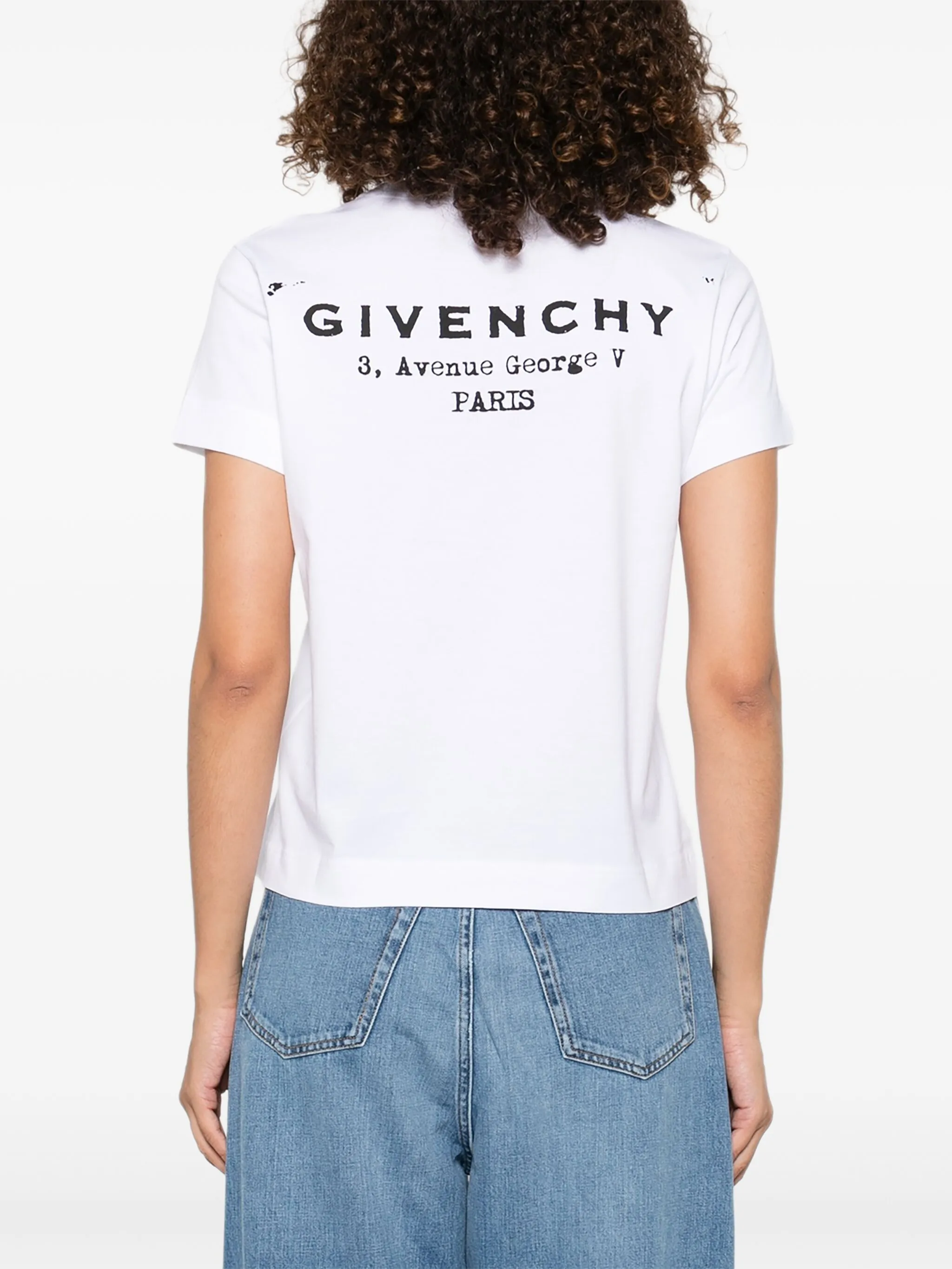Regular Cotton back Logo Stamp T-Shirt