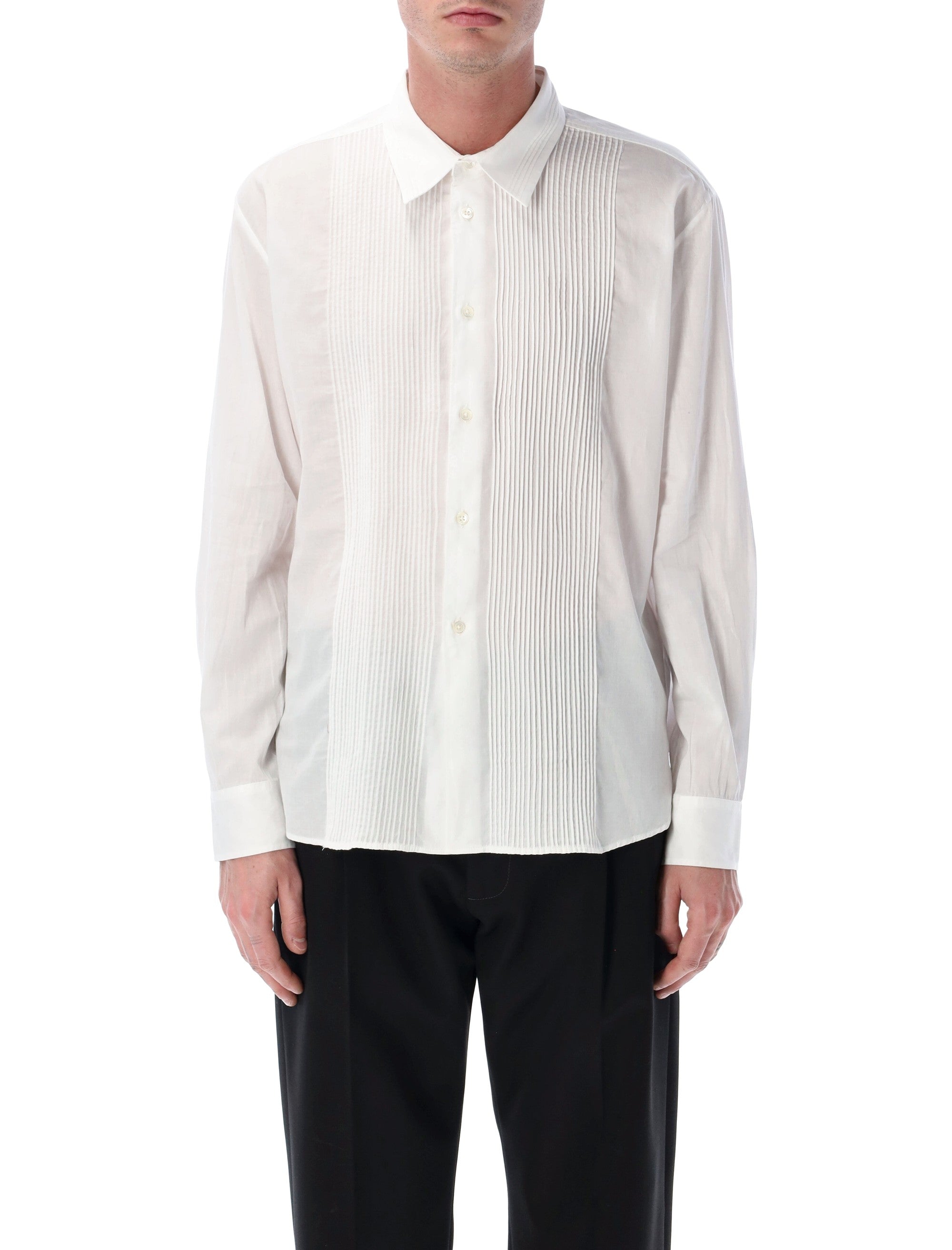 Ivory Pintuck Cotton Promise Shirt
