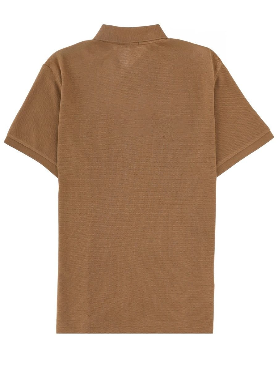 Short-Sleeve Polo Shirt with Two-Button Placket