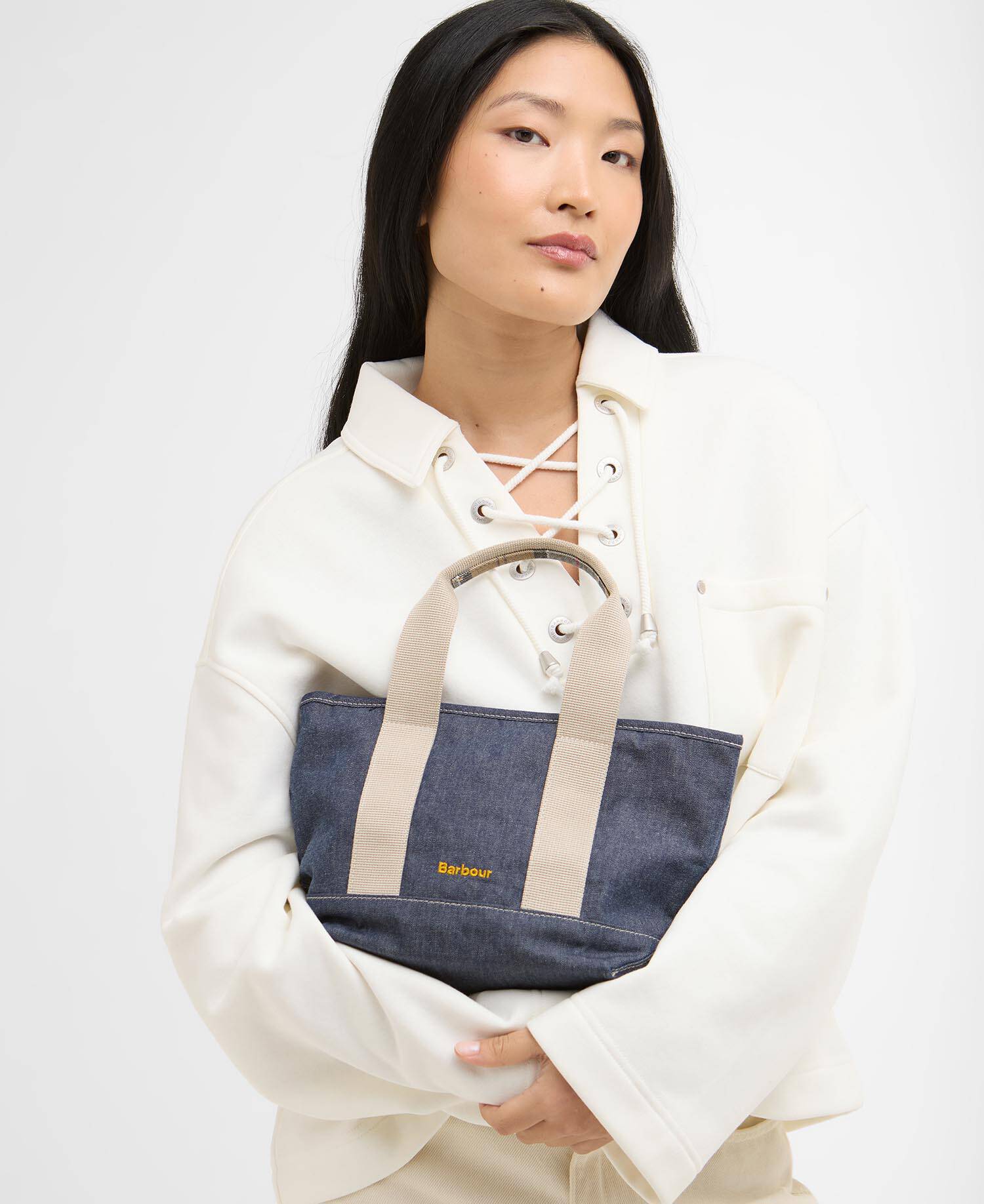 Mini Mya Denim Tote Bag