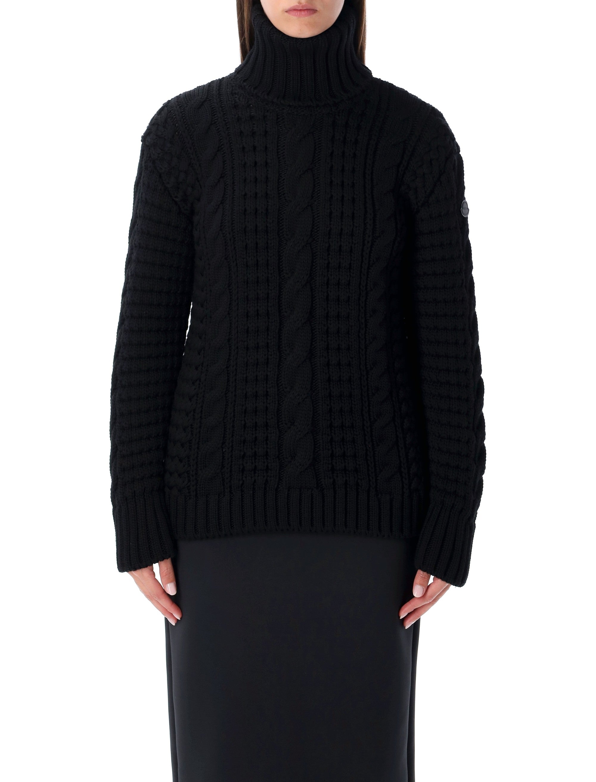 Oversized Wool Turtleneck Jumper
