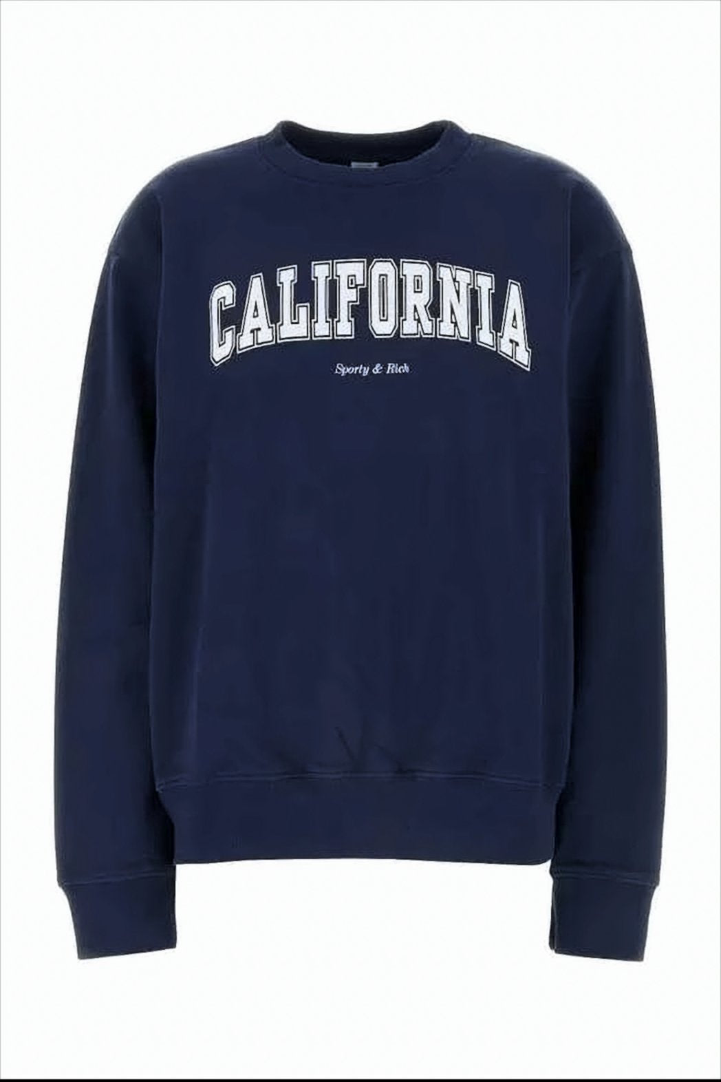 Navy Blue Long-Sleeve Sweatshirt