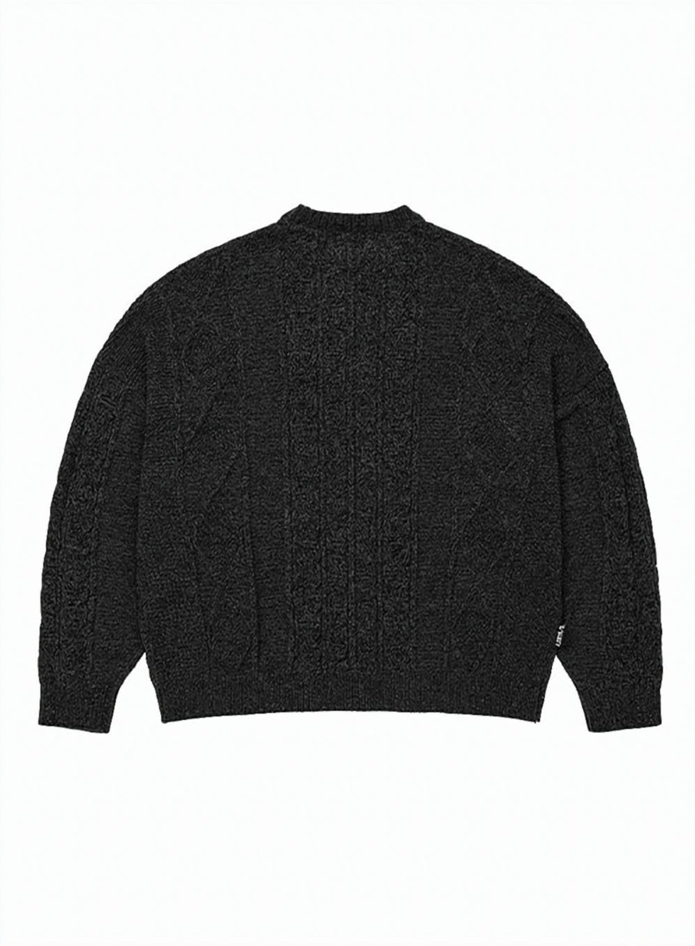 Textured Cable Knit Sweater
