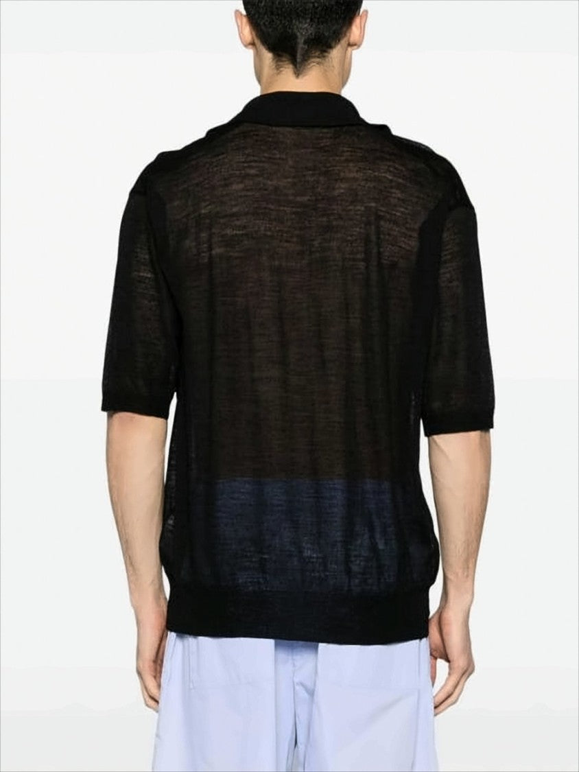 Relaxed Fit Polo Shirt with Classic Collar