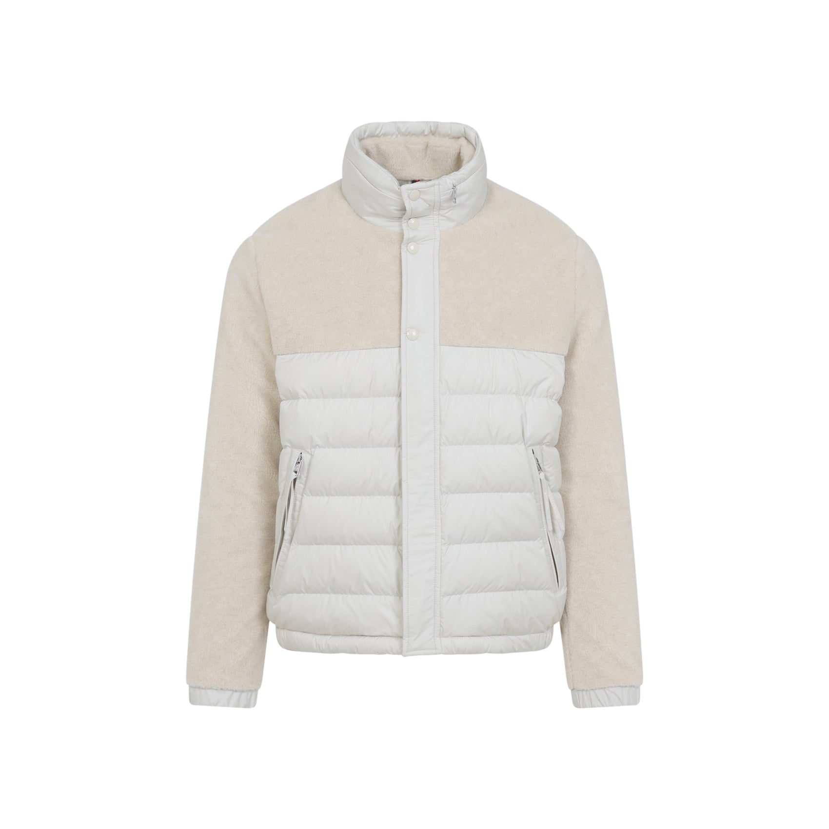 Padded Down Jacket with Quilted Design