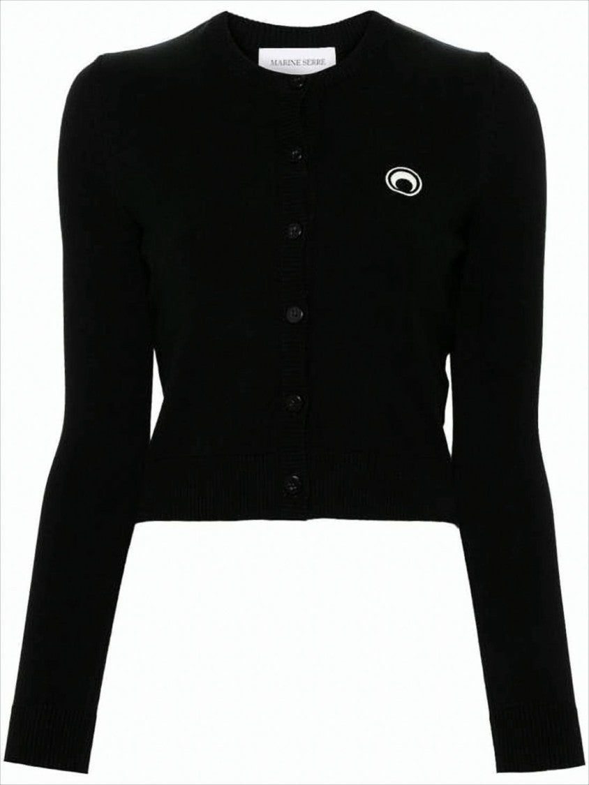 Fitted Cropped Cardigan with Button-Down Front