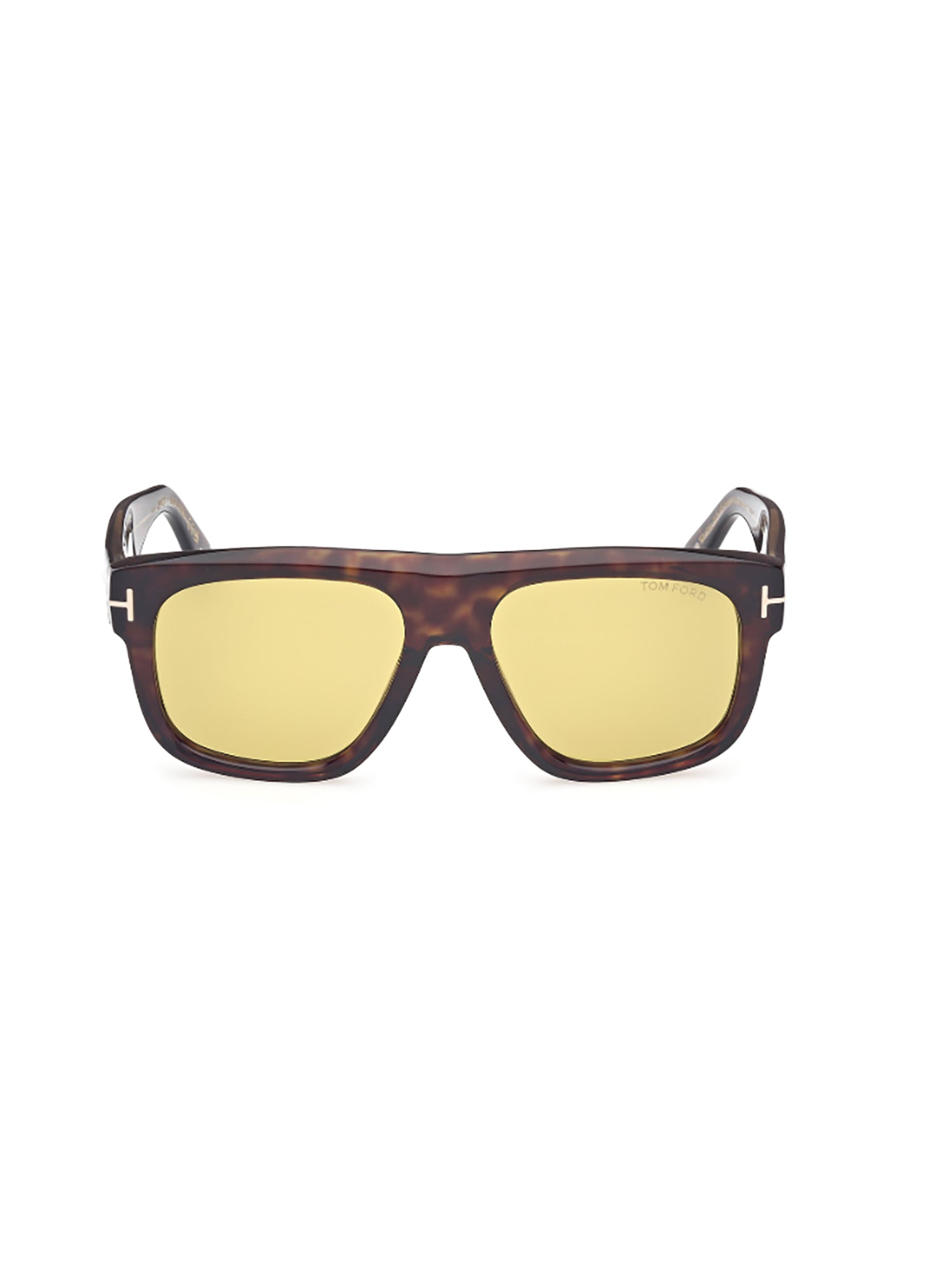 Tortoiseshell Rectangular Frame Sunglasses