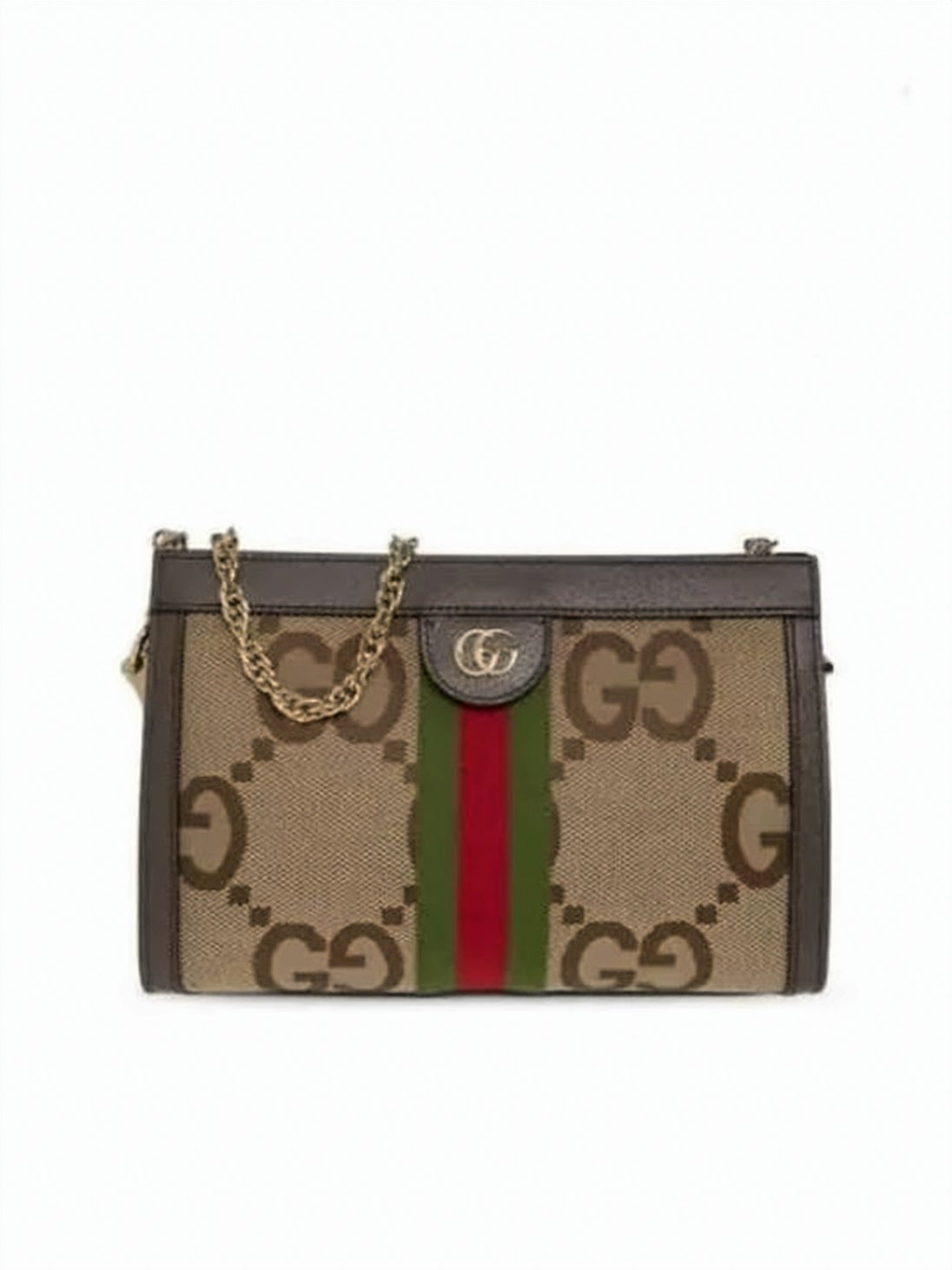 Canvas Shoulder Bag with GG Monogram