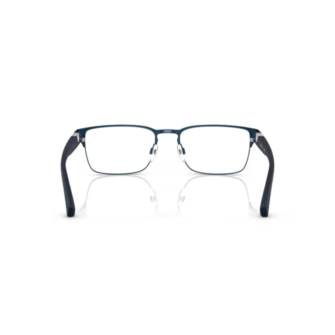0ea1027 Rectangular Matte Metal Sunglasses with Adjustable Nose Pads