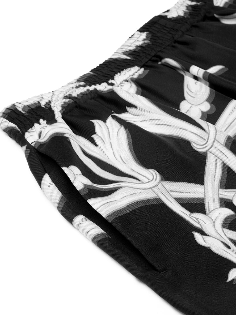 Knee-Length Silk Shorts
