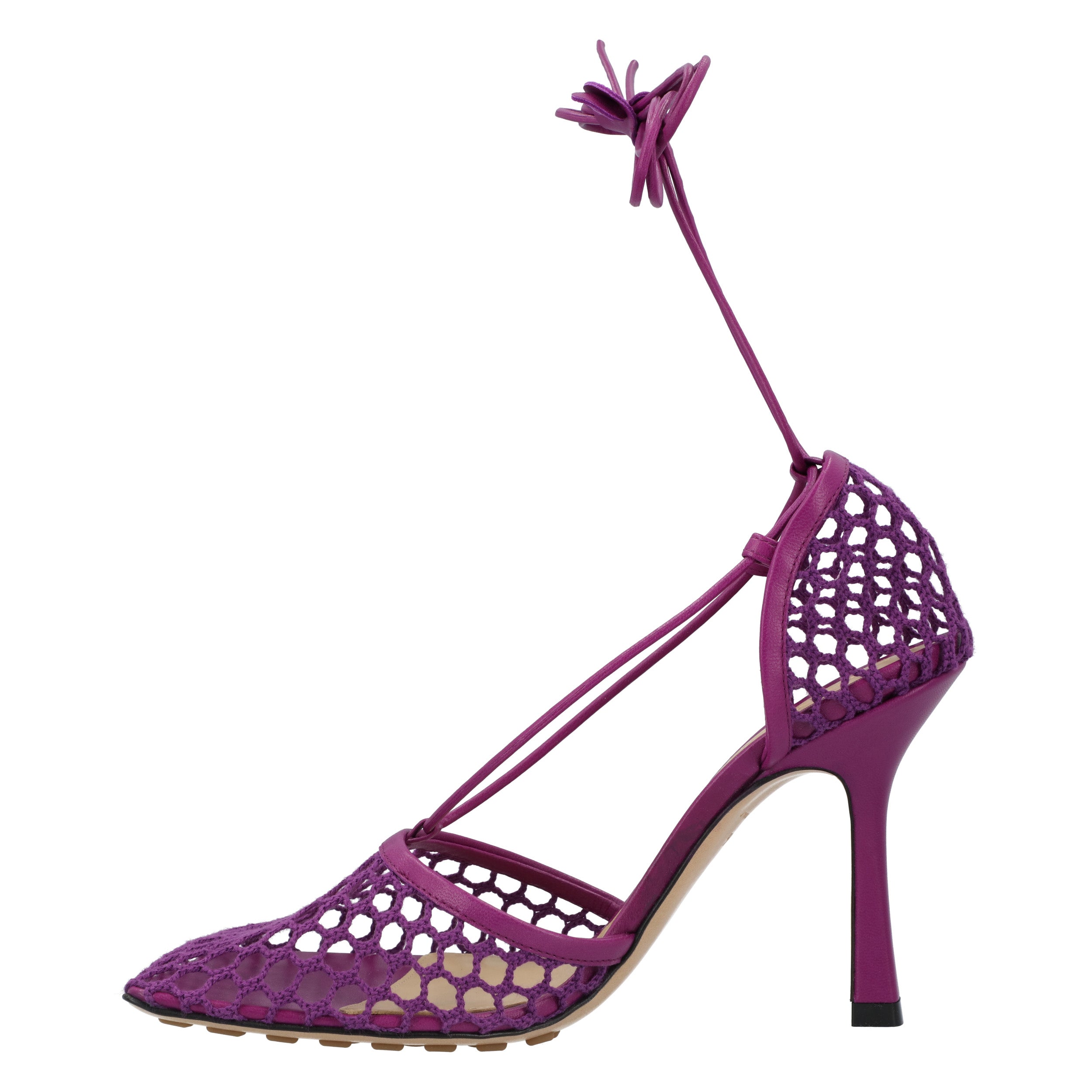 Stretch Lace-Up Sandal Violet