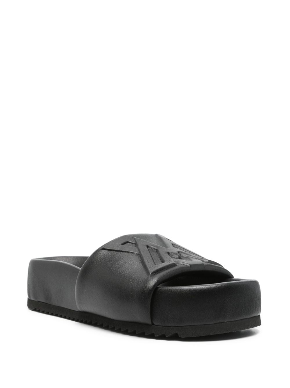 Black Rubber Sandals