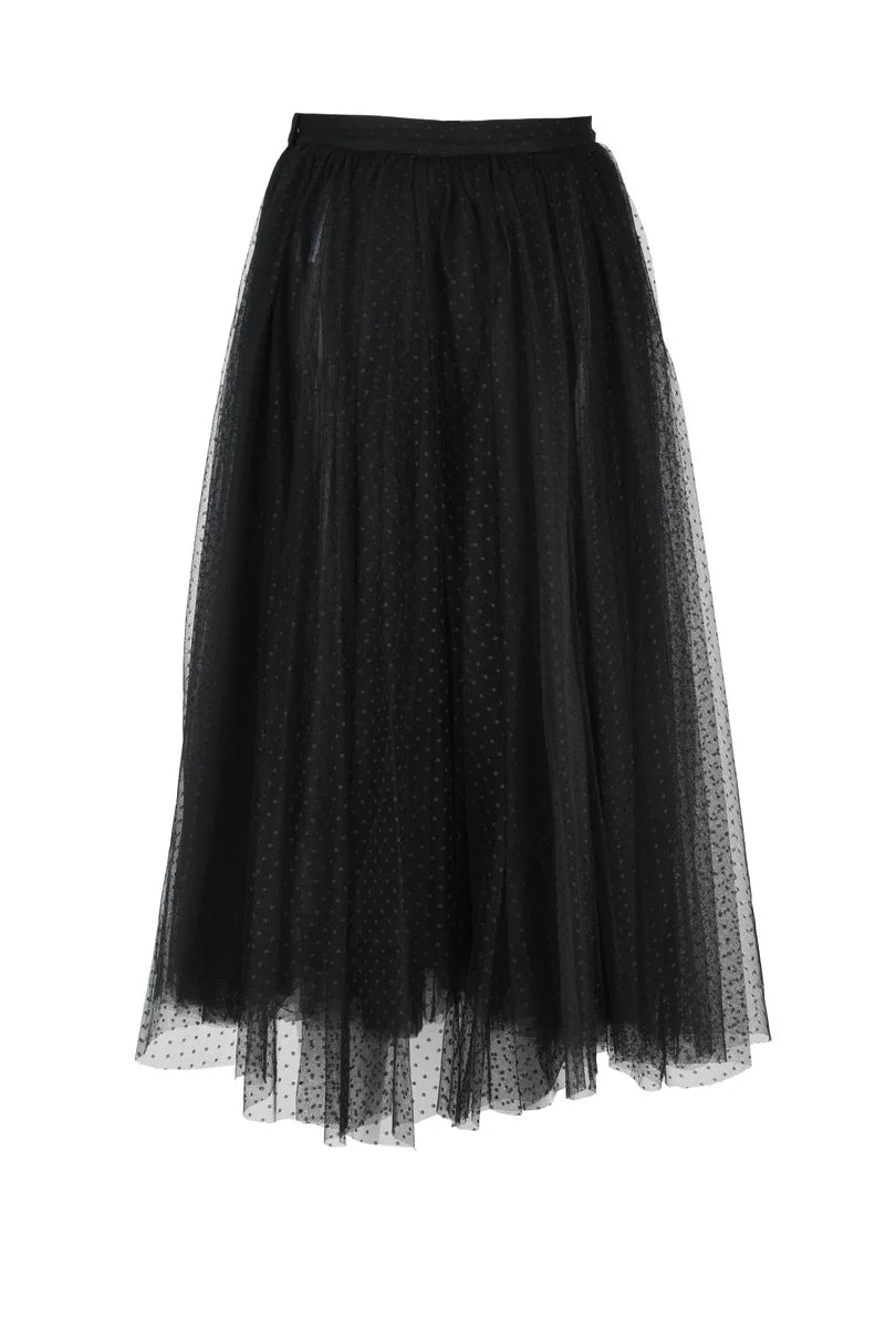 Tulle Skirt Black Polyester