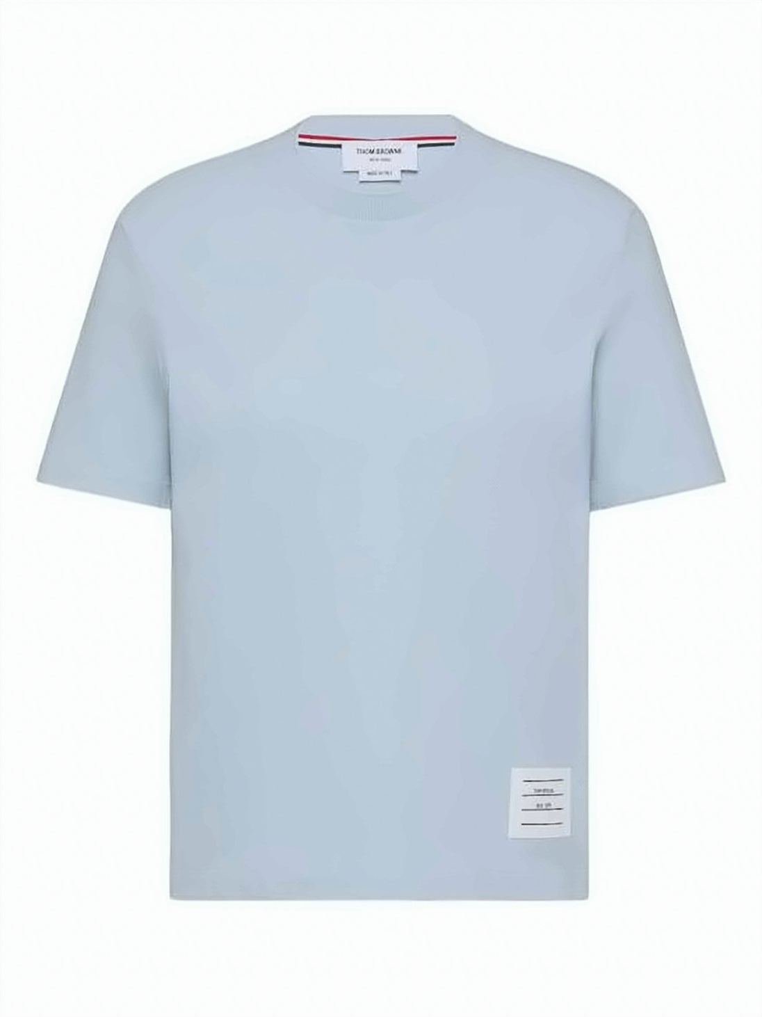 Classic Pique T-Shirt With Subtle Tricolor Detail