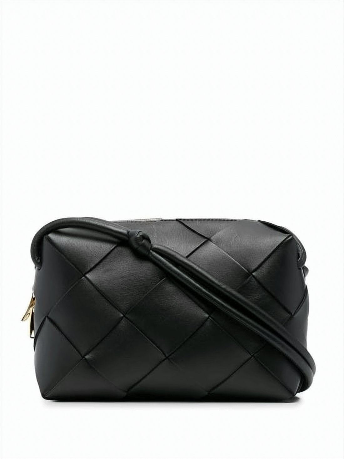 Rectangular Padded Lambskin Shoulder Bag