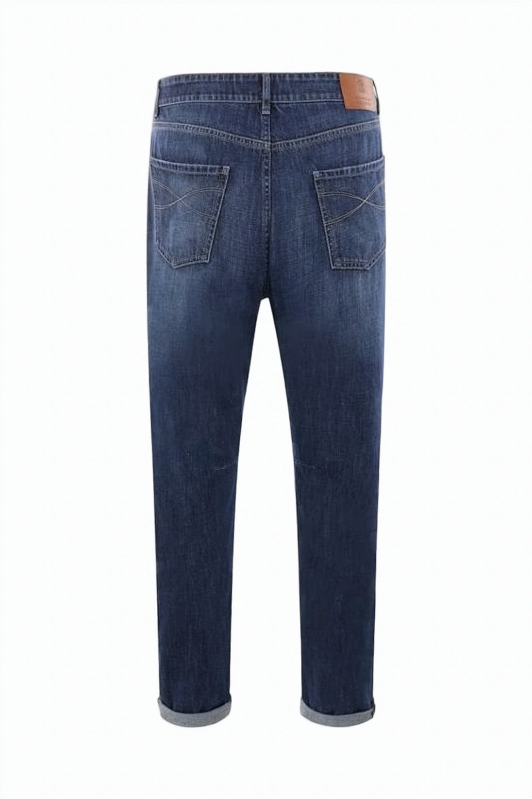 Denim Pants with Classic Five-Pocket Design