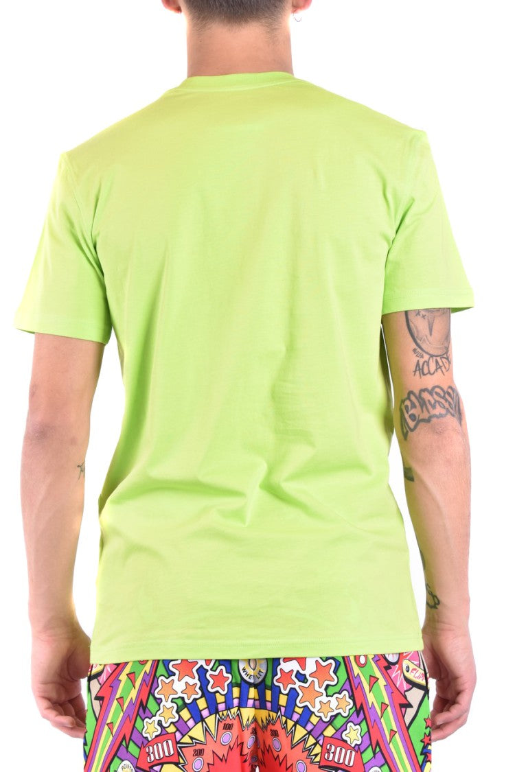 Multicolor Graphic T-Shirt With Smiley Detail