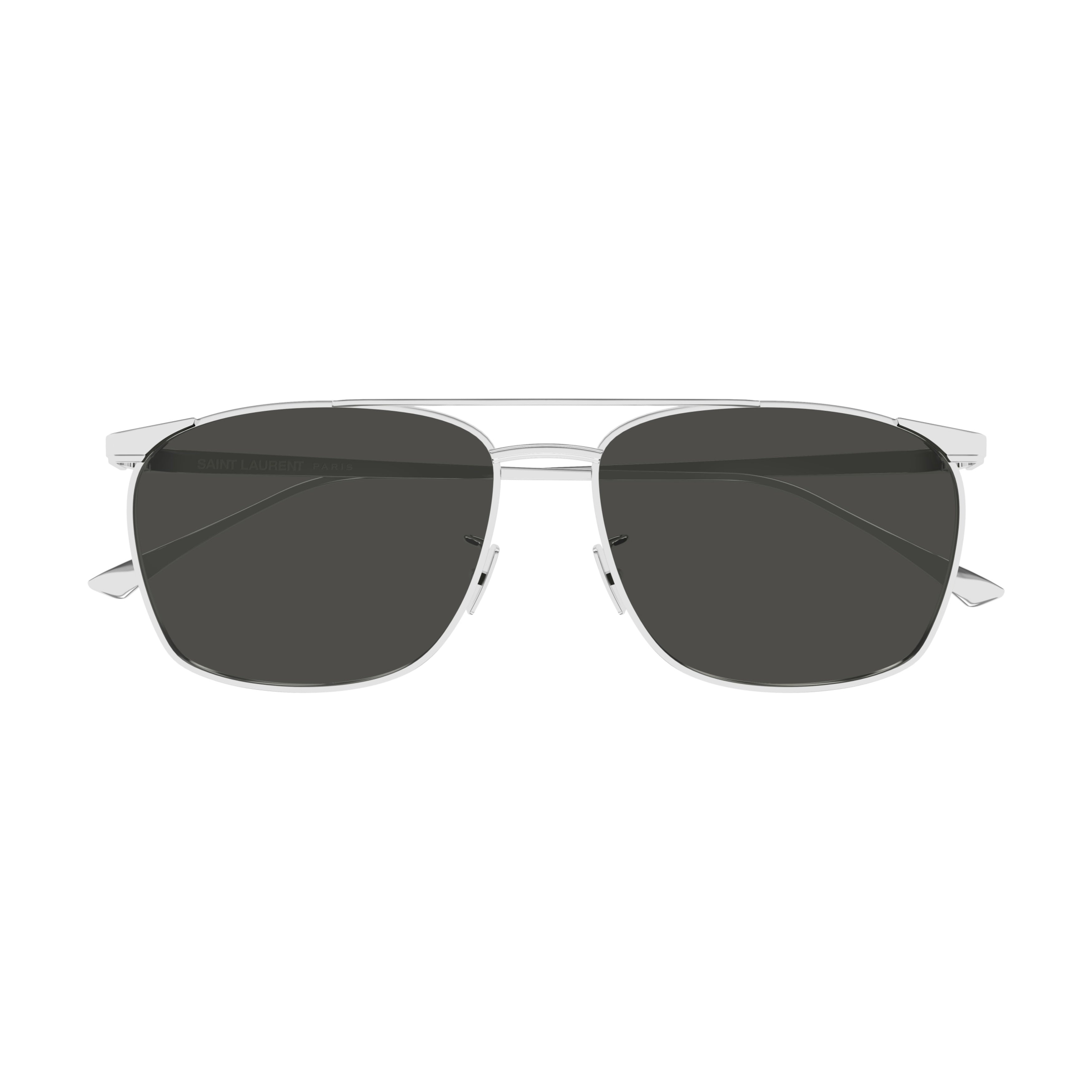 Sl 796 Vincent Rectangular Silver Metal Sunglasses