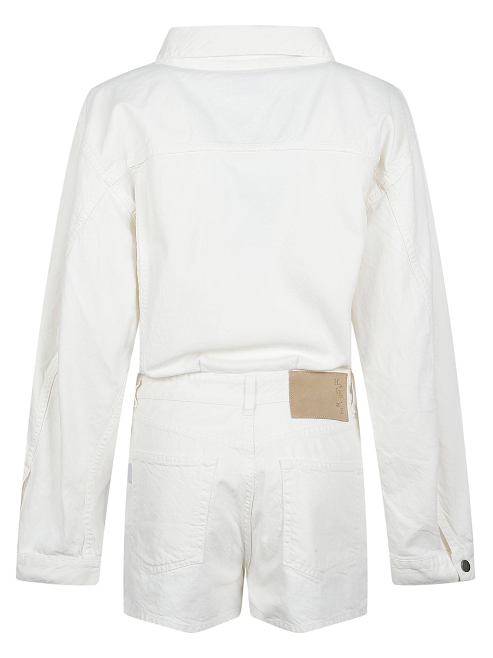 Elle Twill 45 Cropped Jacket And High-Waisted Shorts Set
