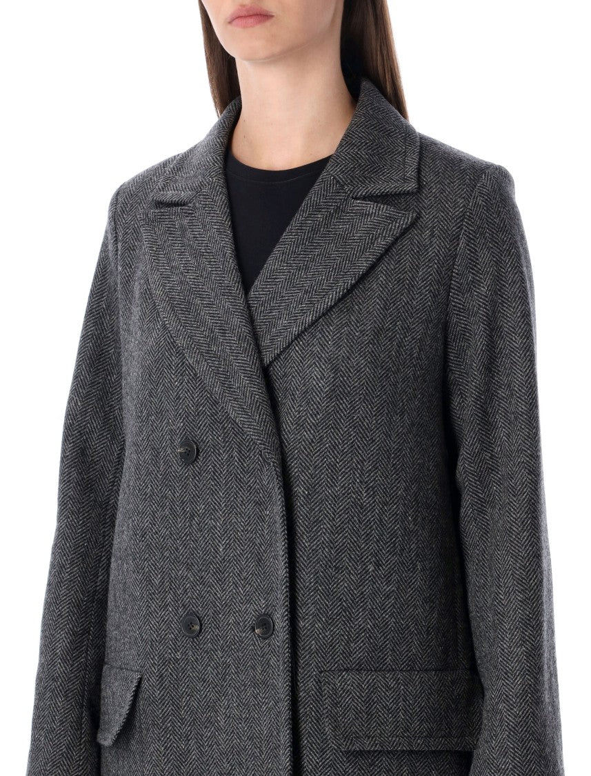Ginny Wool Double-Breasted Coat