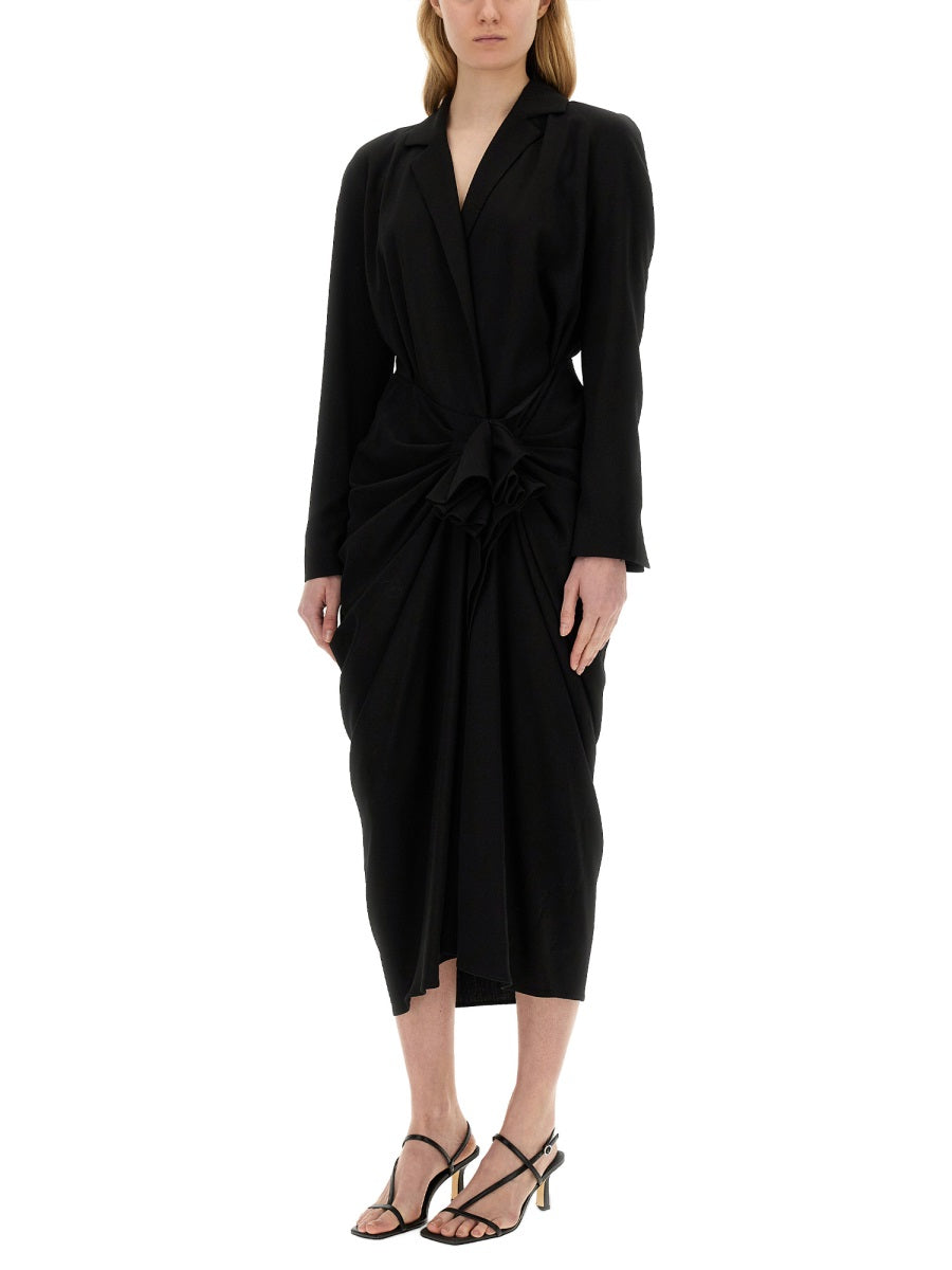 Slim Fit Midi Dress With Tailored Silhouette