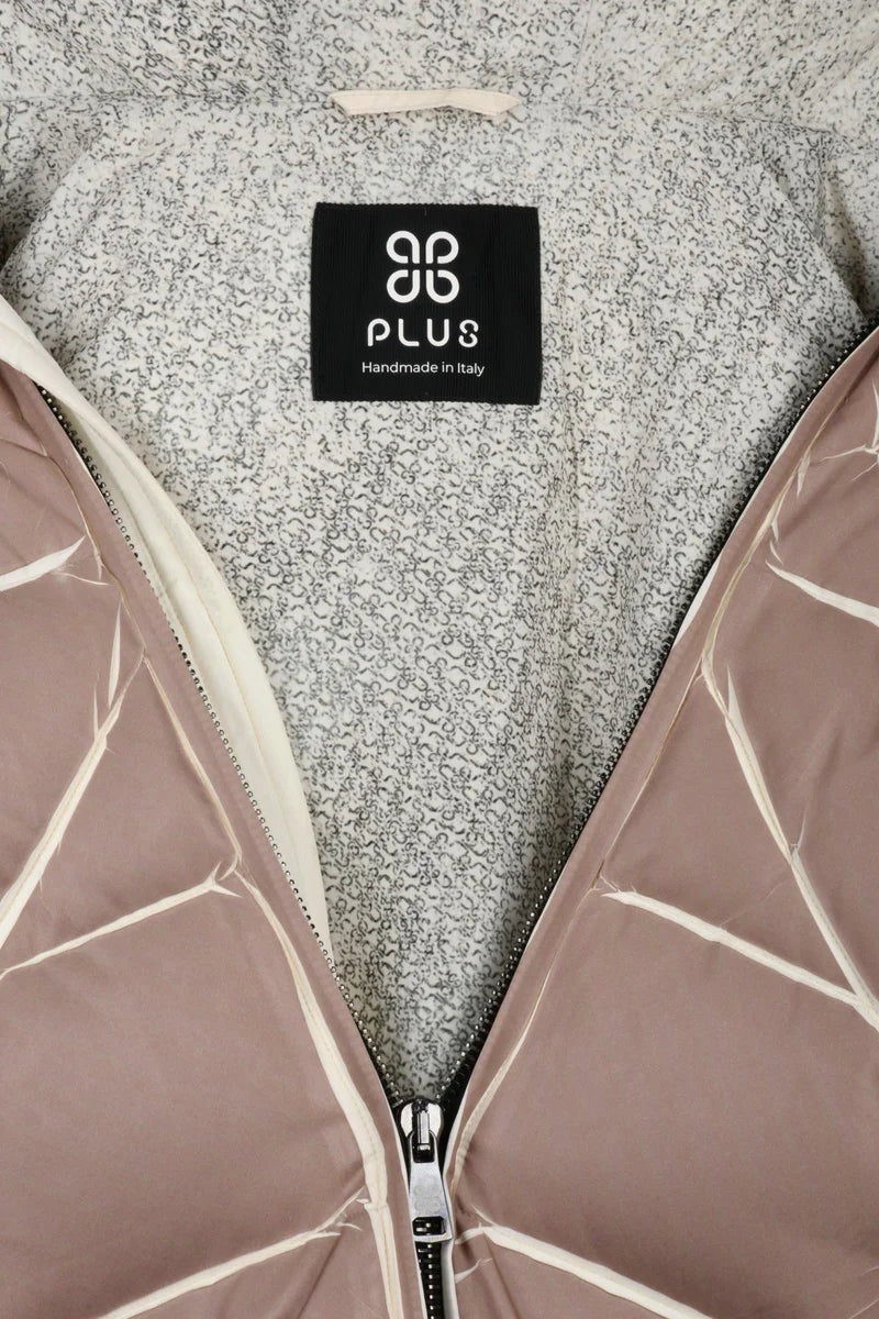 Patty Down Jacket with Zip - Beige
