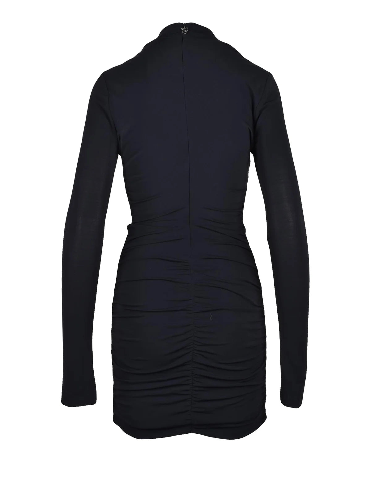 Ruched Sheath Dress - Black